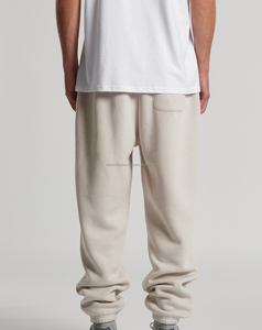 Joggers en molleton légers personnalisés pour hommes, coupe droite mi-longue, style décontracté, mode urbaine, brodés, 100 % coton, coupe classique - Product Image 2