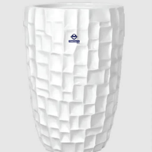 2026 INDIA Modern Resin New <b>Vase</b> With <b>Square</b> Pattern For Artificial Flowers Indoor Use - Product Image 3