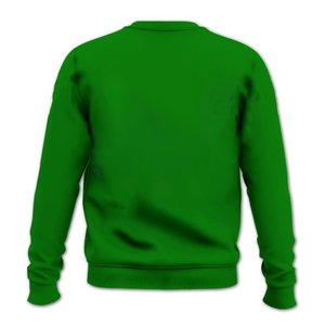 Premium University Style Sorority Sweatshirt Green Crewneck Embroidered Greek Letters logo Women Oversized College Pullover - Product Image 4