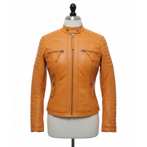 Chaquetas de Cuero para Hombre, Ropa de Abrigo para Clima Frío, Chaquetas de Cuero Genuino para Hombre - Product Image 1