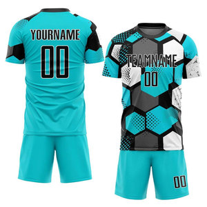 Fully Sublimation Custom Design Made Soccer Jersey Printed Logo <b>T</b>-<b>Shirt</b> For Men's Soccer Uniform Breathable Quick Dry Profession - Product Image 1