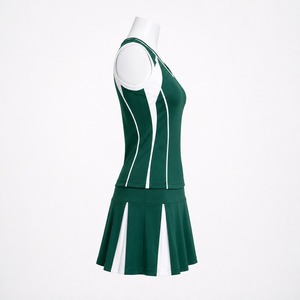 Tenue de tennis haut de gamme pour femmes avec tissu léger et doux et coupe flexible offrant un confort tout au long de l'entraînement et des matchs - Product Image 4