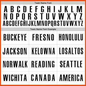 Camisetas de Béisbol Personalizadas en Naranja con Múltiples Rayas, Ropa Deportiva Estampada de Alta Calidad, Uniformes de Equipo Personalizados para Adultos - Product Image 2