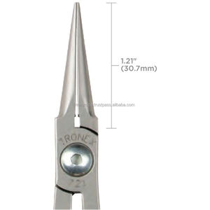 Tronex P521S Alicates de Punta Larga de 5.4 Pulgadas con Dientes (Serrados), Herramienta de Alta Calidad para Hacer Joyas, Acero Inoxidable, Bricolaje - Product Image 3