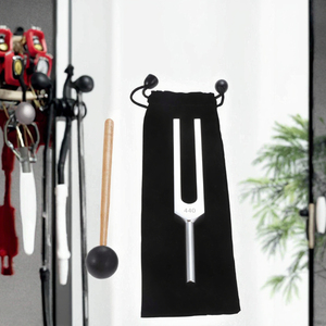 Diapason pour instruments de musique, 440Hz, outil de réglage de précision A440, pour violon, guitare, piano, avec sac à marteau en Silicone - Product Image 3