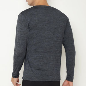 T-shirt élégant pour homme, doux et respirant, idéal pour l'exercice, le sport et les occasions décontractées, t-shirt à manches longues respirant et personnalisé - Product Image 4