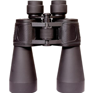 Binoculares clásicos negros con revestimiento de goma y paneles de agarre texturizados para observación al aire libre, disponibles a precios de mayorista. - Product Image 1