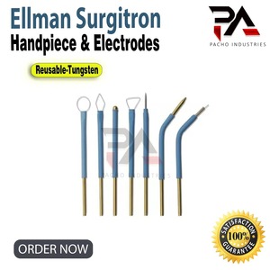 ชุดอุปกรณ์ผ่าตัดด้วยไฟฟ้าแบบใช้ซ้ำได้ ยี่ห้อ Ellman Surgitron ทำจากสแตนเลส จำนวน 7 ชิ้น พร้อมอิเล็กโทรด |   เครื่องจี้ไฟฟ้าความถี่วิทยุแบบฆ่าเชื้อได้ - Product Image 3