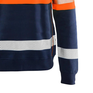 Sweat-shirts de sécurité réfléchissants adaptés aux environnements à faible luminosité, offrant isolation, flexibilité et visibilité pour les travailleurs - Product Image 6