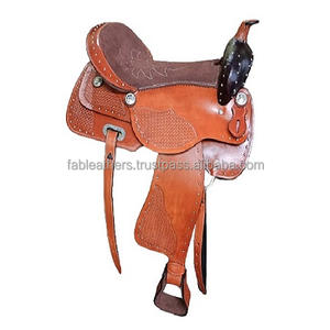 Selle de Reining Western faite à la main dernière conception Portable Western Pleasure Riding Horse Saddle for Riding Reining Racing purpose - Product Image 3