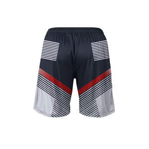 Shorts de sport décontractés pour hommes personnalisés en polyester et coton, respirants, séchage rapide, motif uni, taille mi-haute, grandes tailles, écologiques - Product Image 2