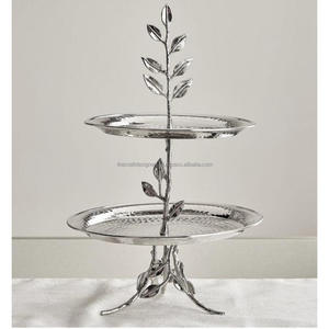 <b>3</b> <b>Tier</b> Stainless Steel <b>Cake</b> <b>Stand</b> Round Fruits Dessert Serving Trays Food Contact Safe Metal <b>Cake</b> <b>Stand</b> American Style - Product Image 5
