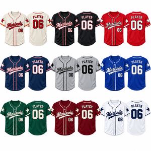 Maillot de baseball personnalisé sublimé à boutons, uniforme d'équipe, nom et numéro personnalisés, respirant, haute performance, OEM Priv - Product Image 2