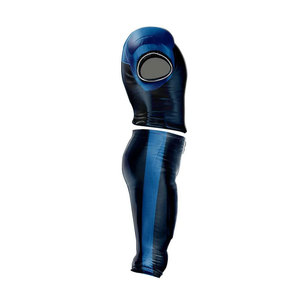 Maillot de football américain personnalisé pour femme, bleu marine, numéro 8, impression par sublimation, polyester respirant, haut d'uniforme - Product Image 4