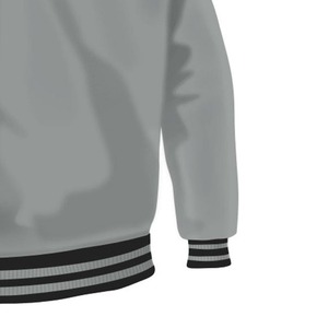 Blouson universitaire personnalisé à fermeture éclair, blouson bomber OEM, blouson de baseball homme femme, blouson en tricot côtelé à marque privée, fabricant en gros - Product Image 5