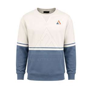 เสื้อสเวตเชิ้ตคอกลมแขนยาวผู้ชาย สวมใส่สบาย อุ่นสบาย แฟชั่นทันสมัย ขายส่ง รับทำโลโก้ตามสั่ง ผลิตจำนวนมากจากโรงงาน - Product Image 2