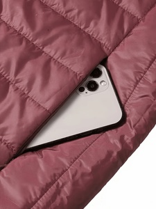 Comfortable Unisex Quilted Puffer Jacket with Lightweight Insulation Full Zip Warm Outer Layer Designed for Everyday Activities - Product Image 4