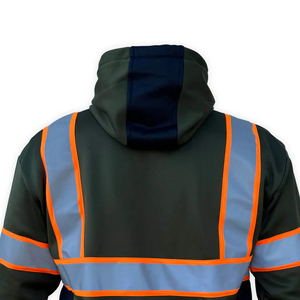 Ropa de Seguridad Laboral, Sudaderas Impermeables de Alta Visibilidad, Sudadera con Capucha para Invierno, Ropa de Trabajo Reflectante para Construcción, Talla y Color Personalizados - Product Image 6
