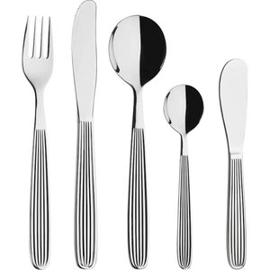 Elegantes Juegos de Cubiertos de Acero Inoxidable, Cuchara, Tenedor y Cuchillo con Diseño Minimalista en el Mango, Aptos para Lavavajillas, Ecológicos, para el Hogar y Restaurantes - Product Image 6