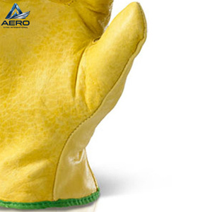 Guantes de trabajo de cuero de doble palma para hombre, guantes de seguridad para montadores y ajustadores, protección para las manos. - Product Image 4