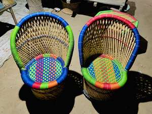 Nuevo jardín luz muebles ratán doblado madera taburete silla cómoda fina sentado increíble ratán taburete forma cuadrada hecho a mano - Product Image 3