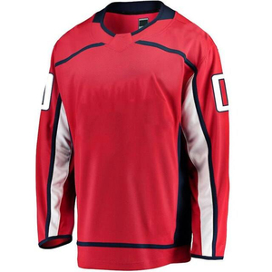 Nouveau Maillot de Hockey sur Glace 2026 en Twill Brodé 3D Unisexe, Faible MOQ, OEM, Qualité Supérieure, Personnalisable, en Coton/Fibre de Bambou Respirant - Product Image 5