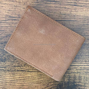 Genuine Leather Wallets Male Purse With <b>Zip</b> Coin Pocket Customize Cowhide Wallet for Men's <b>Card</b> <b>Holder</b> Full Grain Leather Wallet - Product Image 3