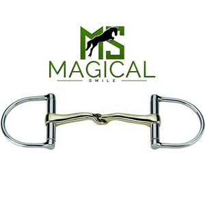 Mors de cheval Dee Ring sur mesure de haute qualité 14MM en argent allemand Aurigan et anneaux 75MM en acier inoxydable - Product Image 4