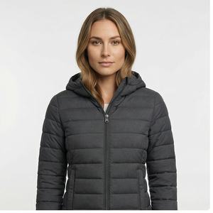 Nuevo estilo ligero mujer Puffer chaqueta personalizada más Popular impermeable mujer Puffer chaqueta para la venta pato pluma - Product Image 1