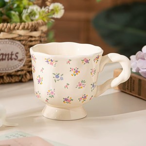Taza de café de cerámica hermosa, apta para microondas y lavavajillas, para un uso diario conveniente. - Product Image 2