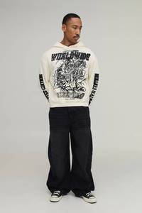 <b>Custom</b> Men's Screen Printing Sweatshirt Breathable Eco-Friendly Premium Soft Cotton Fleece Casual Men's Pullover Hoodie OEM - Product Image 5