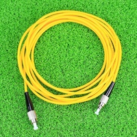 Kabel Serat Optik DAMU G657A2 Tahan Tekuk Singlemode PC Polish 2.0mm 3.0mm PVC LSZH Konektor FC FTTH RoHS/ISO9001