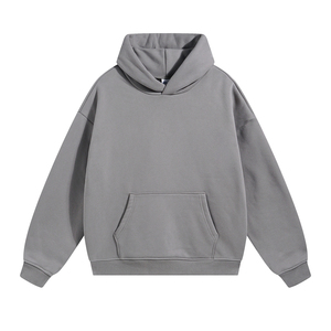 Custom Puff Print Blank Hoodies 400gsm Heavy Fleece Oversized Pullover Streetwear Hoodies No MOQ - Product Image 6