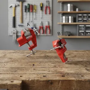 2025 Hot Selling Chrome Plated Baby Vice Hand Tool 40 75 mm Sizes High Quality Fixed Based <b>Cast</b> <b>Iron</b> Bearing Wholesale Price - Product Image 3