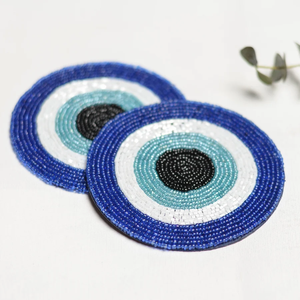 Beaded <b>Coaster</b> Traditional Chinese Style <b>Gold</b> Beaded Mats for Table Decoration Beaded <b>Coaster</b> Top Price - Product Image 4
