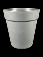 Pot de fleurs décoratif Excal de 4 pouces, écologique, durable, léger, grand récipient en plastique pour plantes, intérieur, extérieur, jardin