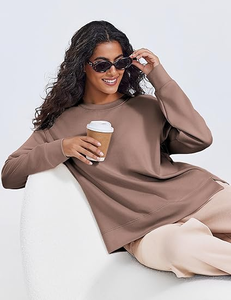 Sweat-shirts en coton pour femmes de marque de mode en gros, à vendre, avec logo personnalisé, sweat-shirts épais pour femmes - Product Image 4