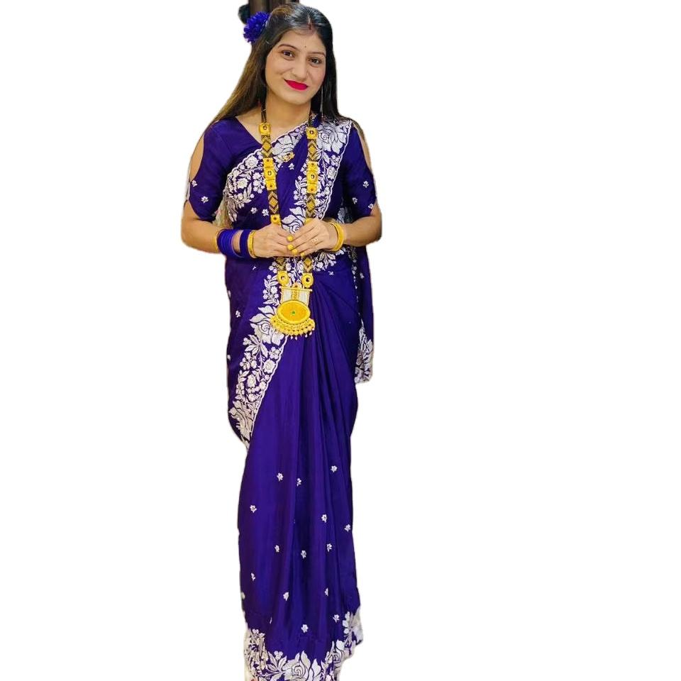 Sarouel de qualité supérieure brodé traditionnel indien Zari Work