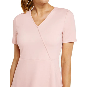 2026 New Design Healthcare Uniform Sets Stretch Polyester Anti Shrink 2 Pocket Top & Body Fit Pants for <b>Nurse</b> Medical Scrub Set - Product Image 6