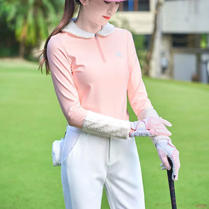 <b>Pink</b> Colored Oem Logo Ladies' Thermal Golf Mittens Stay Warm, Anti-slip Grip, Touchscreen Compatibility Sports Wear Golf Glove - Product Image 4