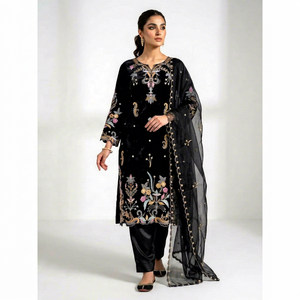 Costume Salwar traditionnel exclusif pour femmes, de style indien et pakistanais, disponible au prix de gros auprès d'un exportateur indien - Product Image 1