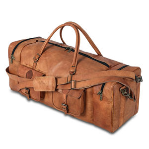 Sac de sport portable en cuir véritable de haute qualité, nouveau design, grande capacité, 100% authentique, en vente à prix raisonnable - Product Image 1