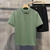 Chemise d'été décontractée en piqué de coton et polyester, col rabattu, manches courtes, respirante, coupe ajustée, plusieurs couleurs, grandes tailles, OEM