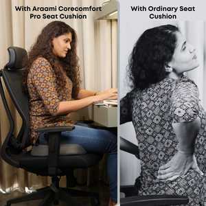 Gran oferta 2025 ARAAMI, cojín de asiento de coxis de, almohada de espuma viscoelástica, diseño ergonómico para silla de oficina, cojines de asiento ortopédicos de aire - Product Image 6