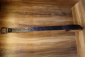 เข็มขัดหนังแท้แบบตะวันตกทำด้วยมือเข็มขัดหนังแท้เข็มขัดหัวเข็มขัดใช้ได้ทั้งชายและหญิง - Product Image 2