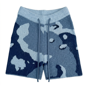 Shorts en mohair OEM de luxe, style streetwear, en mélange de laine pelucheuse, marque privée, fournisseur mondial, usine - Product Image 3