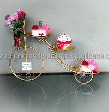 High Demand Brass Cake Stand for Formal Events and Gatherings for Cake and <b>Dessert</b> Displays from India - Product Image 5