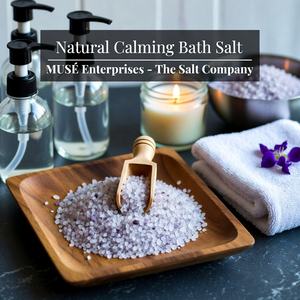 Sel de Bain Himalayen Naturel Apaisant Écologique Sculpté Moderne Parfum Jasmin Mélange Minéral d'Epsom pour Spa Fête des Mères - Product Image 1