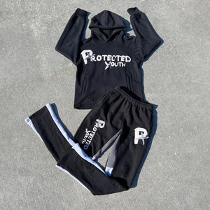 Chándal de Invierno Personalizado con Logotipo para Hombre, Chándal Estampado de Alta Calidad 100% Algodón, Chándal Estampado Personalizado de Alta Calidad para Niños - Product Image 3