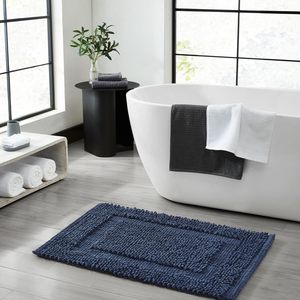 100% Cotton <b>Chenille</b> Loop Handmade Bath Mat Non Slip Absorbent Luxury Bathroom <b>Rug</b> - Product Image 3